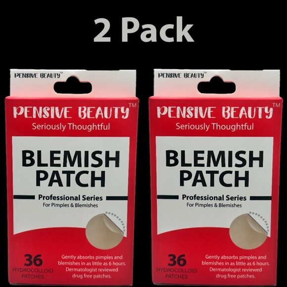 Pensive Beauty’s HYDROCOLLOID BLEMISH PATCH (Double Bundle) - Picture 1 of 4